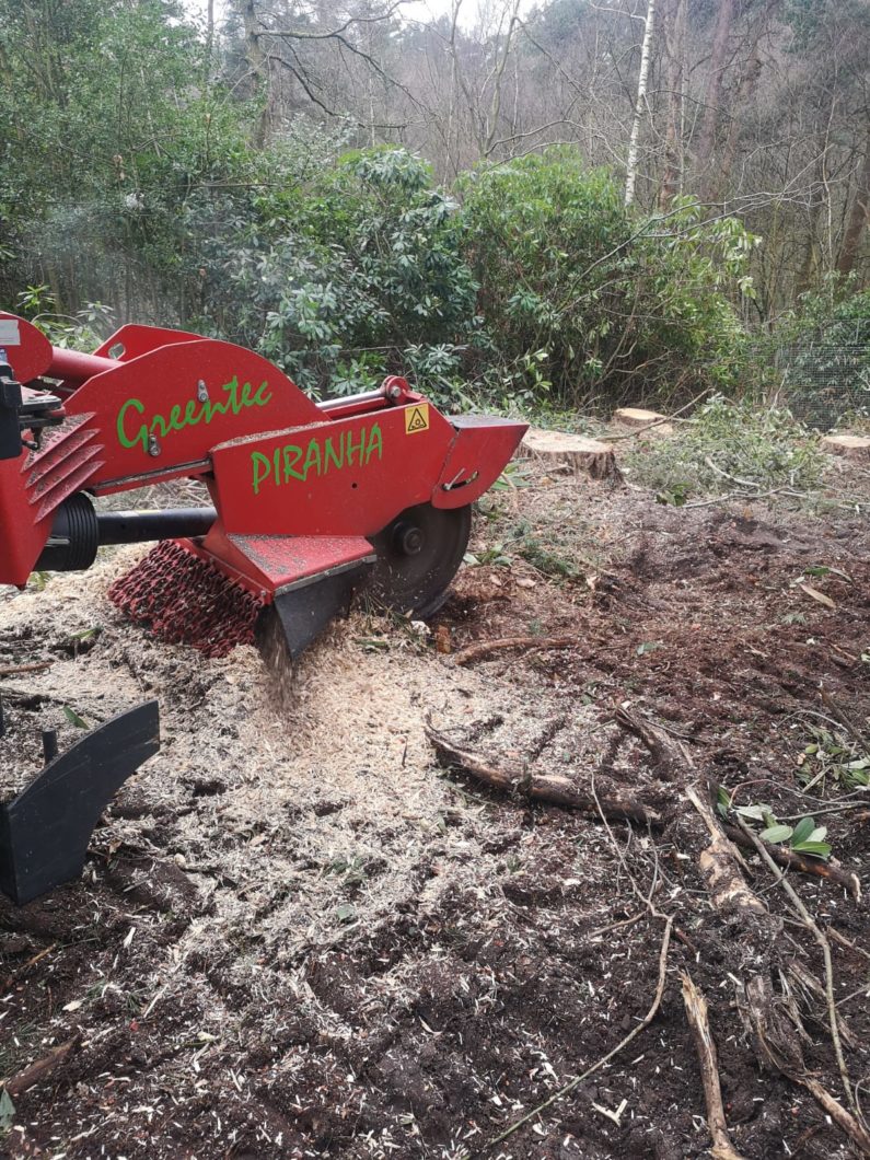 PTO Mounted stump Grinder Close Up
